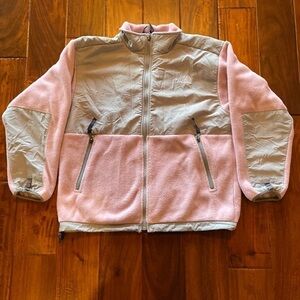 Girls The North Face Pink & Gray Jacket in Size Youth/Junior Large [EXCELLENT]